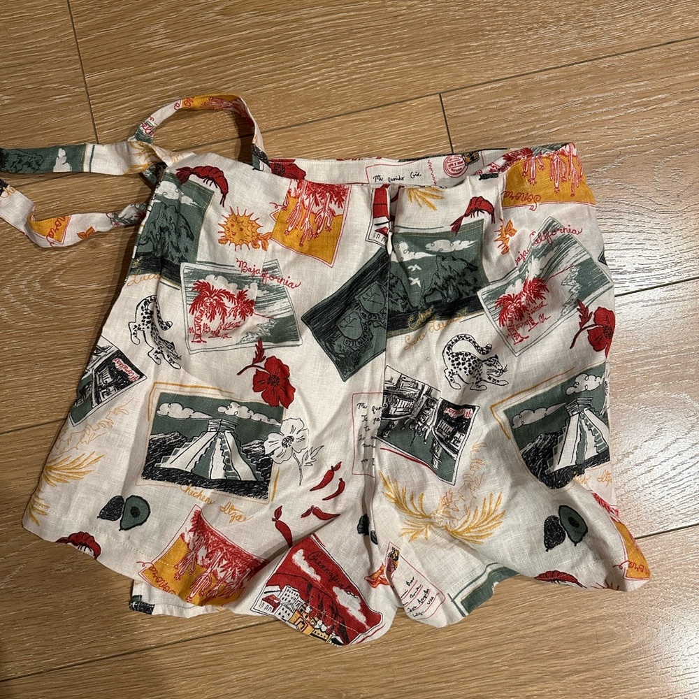 Reformation Eva Linen Skort Ivory - Size 6 - Picture 10 of 11